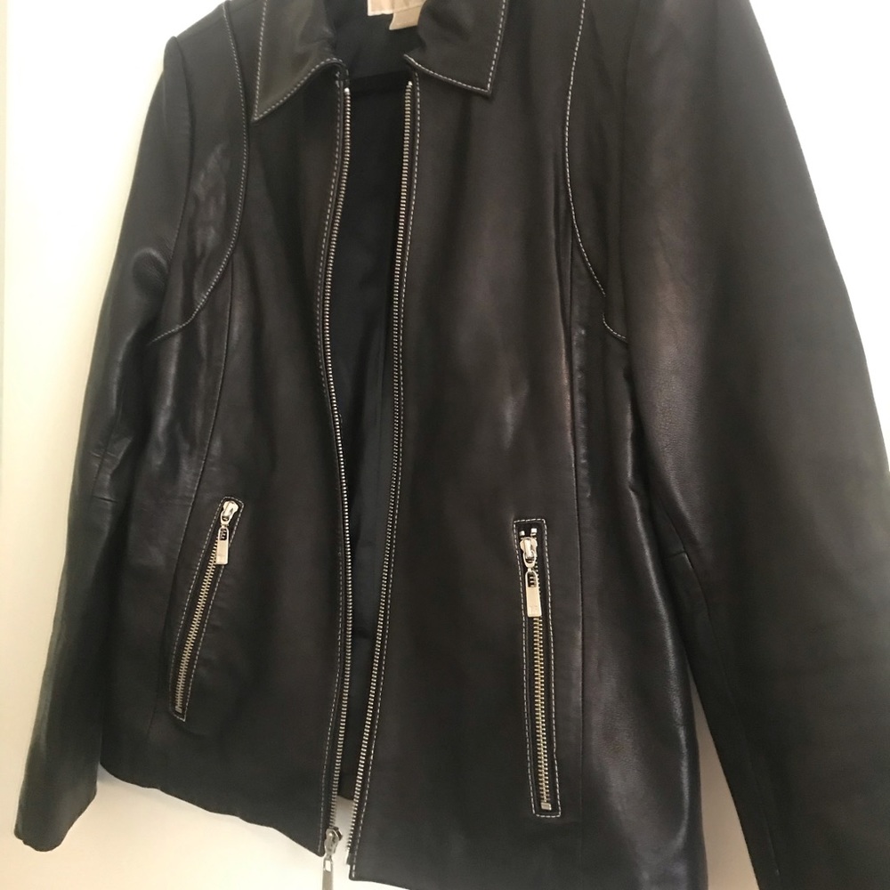 Michael Kors leathers jacket ladies US size Medium